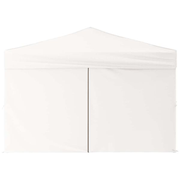 vidaXL Carpa para fiestas plegable con paredes laterales blanco 3x3 m