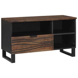 vidaXL Unidades de TV Nogal 80 x 33 x 46 cm Madera contrachapada