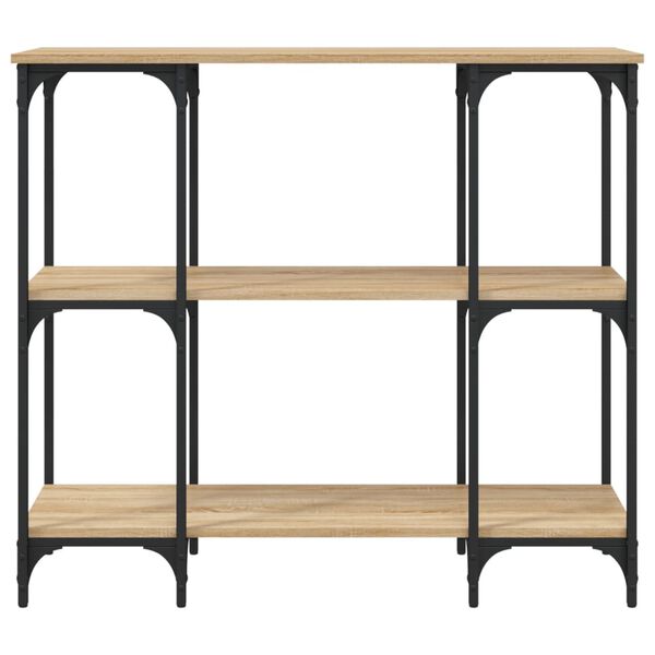 vidaXL Mesa consola madera de ingenier&iacute;a roble Sonoma 102x35x90 cm