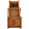 vidaXL Arriate de jardín de madera de acacia 150x30x25 cm