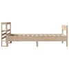 vidaXL Estructura de cama sin colch&oacute;n madera maciza de pino 90x200 cm