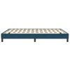 vidaXL Estructura de cama sin colch&oacute;n terciopelo azul oscuro 140x210cm