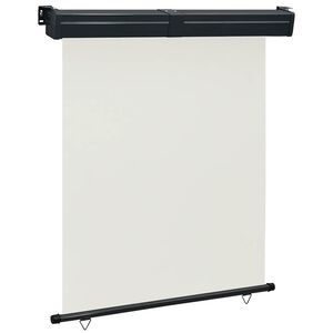 vidaXL Toldo lateral de balc&oacute;n color crema 145x250 cm
