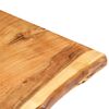 vidaXL Superficie de mesa de madera maciza de acacia 100x(50-60)x2,5 cm
