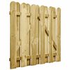 vidaXL Puerta de jard&iacute;n 100 x 100 cm Madera de Pino Maciza Verde