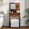 vidaXL Mesas de tocador de dormitorio Madera Vieja 80 x 39,6 x 135 cm