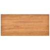 vidaXL Escritorio de madera maciza de teca 100x45x75 cm