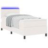 vidaXL Cama tipo Box Spring Manual Crema y Blanco 193 x 90 x 88 cm