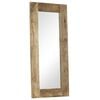vidaXL Espejo de madera maciza de mango 50x110 cm