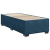 vidaXL Cama box spring con colch&oacute;n terciopelo azul oscuro 80x200 cm