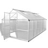 vidaXL Invernadero de aluminio reforzado con estructura base 9,025 m&sup2;