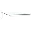 vidaXL Toldo retr&aacute;ctil Blanco 400 x 350 cm Poli&eacute;ster