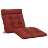 vidaXL Coj&iacute;n de Tumbona VIANEN 100% Poli&eacute;ster Rojo 200 x 70 x 8 cm