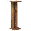 vidaXL Soporte de plantas Madera envejecida 25 x 25,5 x 80,5 cm