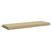 vidaXL Coj&iacute;n de banco SOEST 100% Poli&eacute;ster Beige 150 x 50 x 8 cm