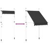vidaXL Toldo retr&aacute;ctil de funcionamiento manual antracita 150 cm