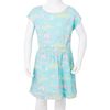 Vestido infantil color aguamarina claro 140
