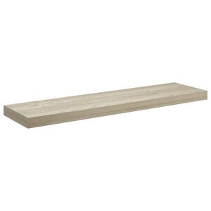 vidaXL Estante flotante de pared MDF roble 90x23,5x3,8 cm