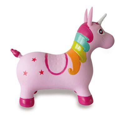 JAMARA Unicornio saltarín con bomba rosa