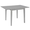 vidaXL Juego de muebles de comedor 3 piezas MDF gris
