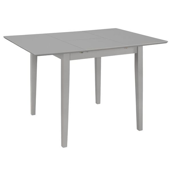 vidaXL Juego de muebles de comedor 3 piezas MDF gris