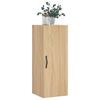 vidaXL Armario de pared madera ingenier&iacute;a roble Sonoma 34,5x34x90 cm