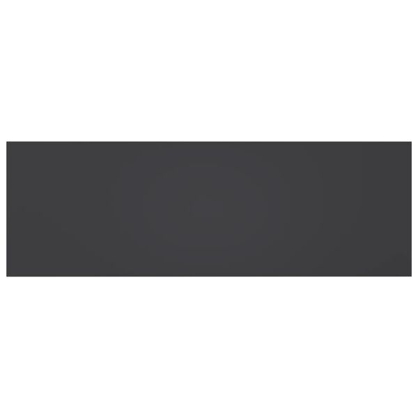 vidaXL Estantes para estanter&iacute;a 4 uds contrachapada gris 60x20x1,5 cm