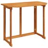 vidaXL Mesa para terraza bistr&oacute; madera maciza de acacia 90x50x75 cm