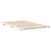 vidaXL Estructura de cama Blanco 140 x 190 cm Madera maciza de pino