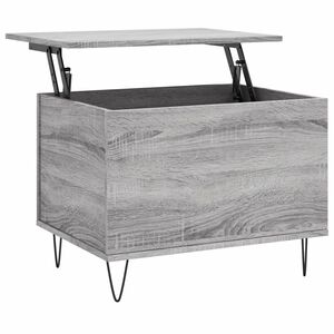 vidaXL Mesa de centro madera contrachapada gris Sonoma 60x44,5x45 cm