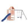 vidaXL Parque infantil de exterior madera maciza Douglas
