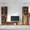 vidaXL Conjunto de mueble de TV con caj&oacute;n FLORIN Madera vieja