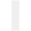 vidaXL Armario de madera de ingeniería blanco 80x50x200 cm