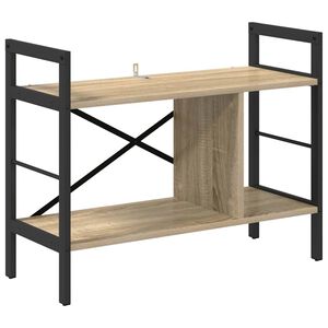 vidaXL Estante de libros 3 niveles 75 x 30 x 58,5 cm Roble Sonoma