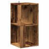 vidaXL Mueble de esquina madera contrachapada madera vieja 33x33x67 cm