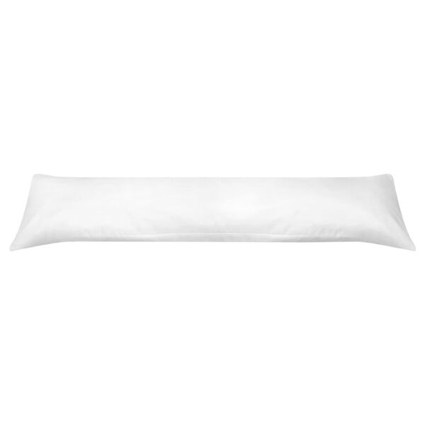 vidaXL Almohada corporal para dormir de lado 40x145 cm blanca