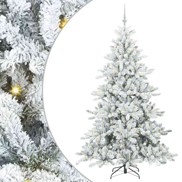 vidaXL &Aacute;rbol de Navidad artificial con ramas articuladas 180 cm PVC