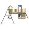 vidaXL Parque infantil de exterior madera de pino impregnada