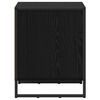 vidaXL Mesa de Noche con caj&oacute;n 2 pcs Roble Negro 50 x 39.5 x 50 cm