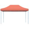 vidaXL Tienda de fiesta plegable Pop-Up terracota 440x292x315 cm