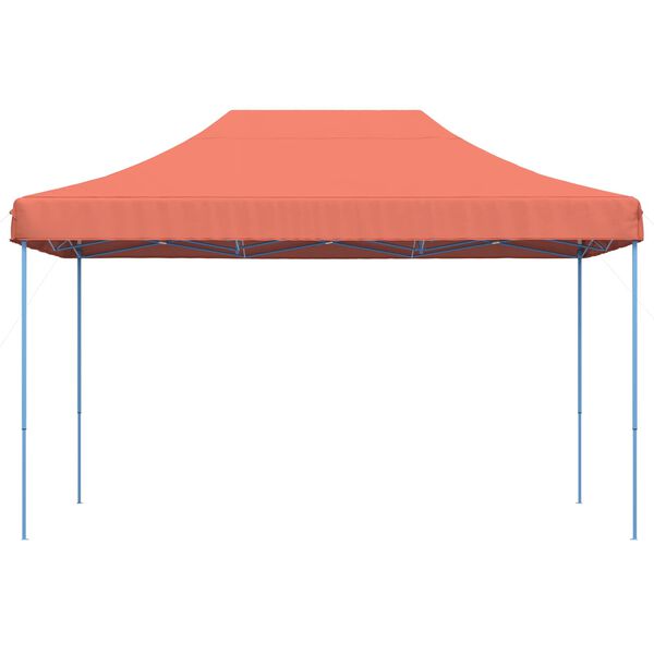 vidaXL Tienda de fiesta plegable Pop-Up terracota 440x292x315 cm
