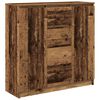 vidaXL Aparador con cajones madera vieja 100,5x35x98,5 cm