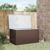 vidaXL Caja de almacenamiento de jard&iacute;n marr&oacute;n 171x99x93 cm