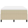 vidaXL Cama tipo Box Spring Gris claro y . 120 x 200 cm Tela de Pana