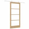 vidaXL Puerta Corredera ORKDAL Natural 93 x 202 cm