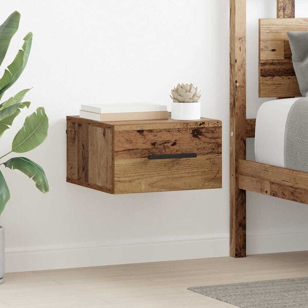 vidaXL Armario de Noche Madera vieja 35 x 35 x 20 cm