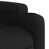 vidaXL Sill&oacute;n de masaje el&eacute;ctrico reclinable elevable tela negro