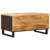 vidaXL Mesa de Caf&eacute; Marr&oacute;n 80 x 50 x 40 cm Madera de mango maciza
