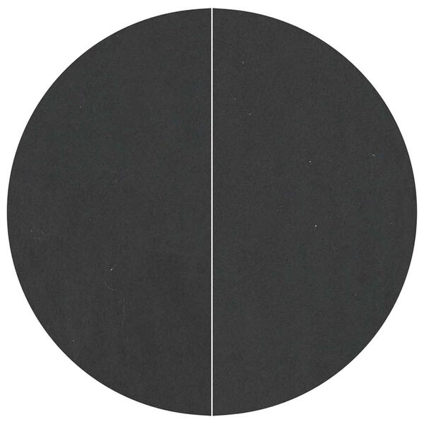 vidaXL Lona para el fondo de la piscina Negro Ø 244 cm