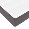 vidaXL Estructura cama otomana colch&oacute;n cuero sint&eacute;tico gris 120x200cm